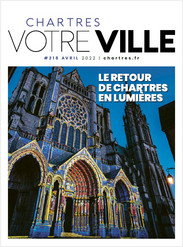 Votre Ville #218 – Couverture du magazine de la Ville de Chartres