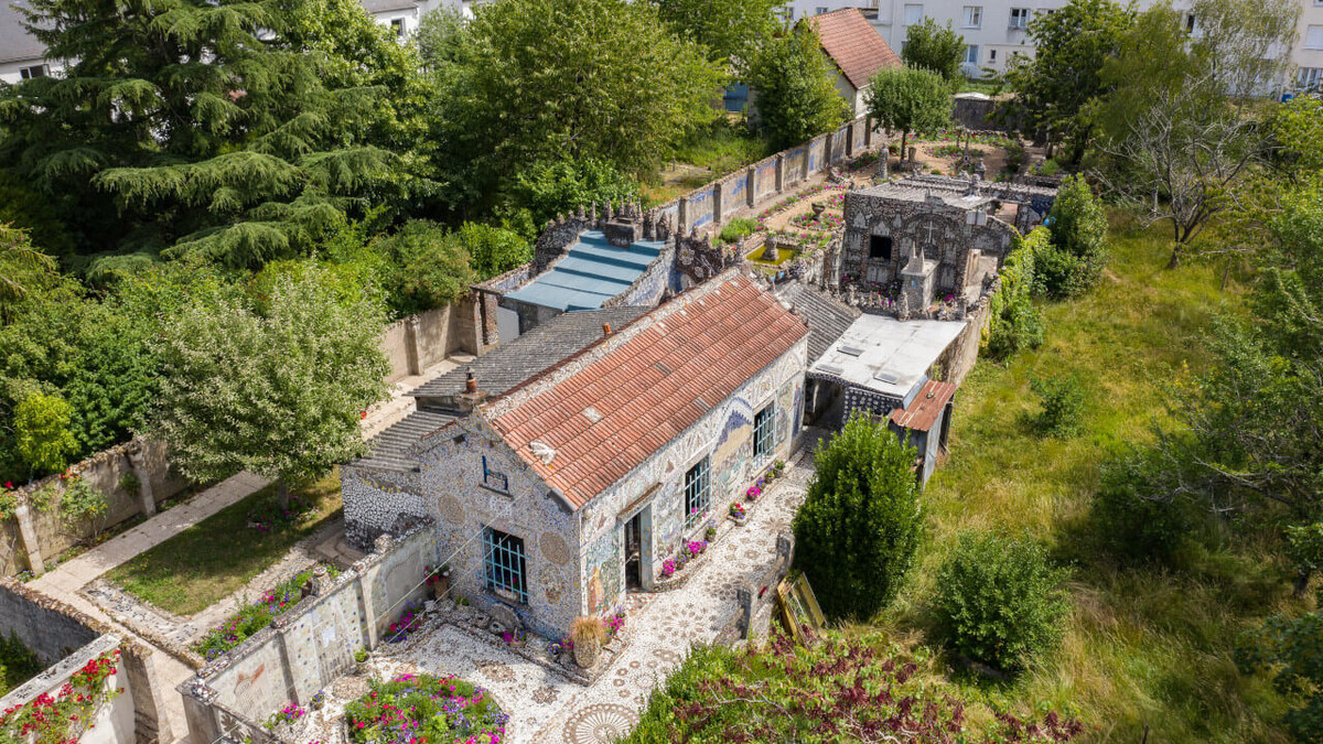 Maison Picassiette : vue aérienne – Ville de Chartres