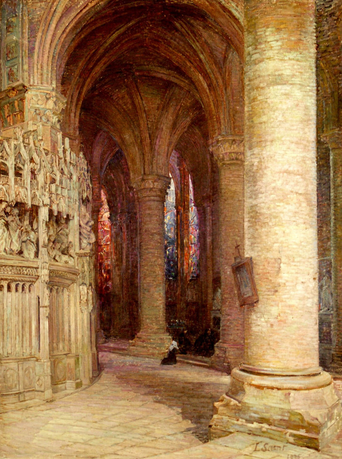 Musée des Beaux-Arts : intérieur de la cathédrale de Louise Anne-Saint – Ville de Chartres