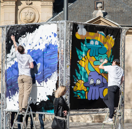 Boulevard du graff 2019 : séances de live graff sur le boulevard Chasles – Ville de Chartres
