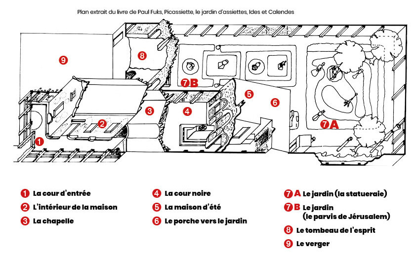 Maison Picassiette : plan – Ville de Chartres