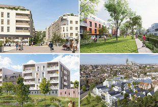 Images de présentation des projets immobiliers en cours ou à venir à Chartres