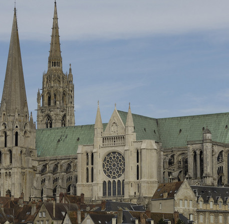 Cathédrale de Chartres - Vue sur le portail sud - ©Ville de Chartres