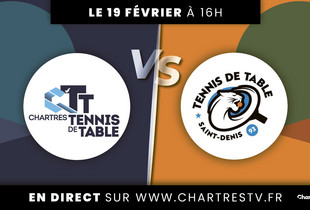 C'Chartres Tennis de Table vs Saint-Denis