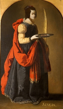 Mus&eacute;e des Beaux-Arts : Sainte-Lucie par Francisco de Zurbar&aacute;n