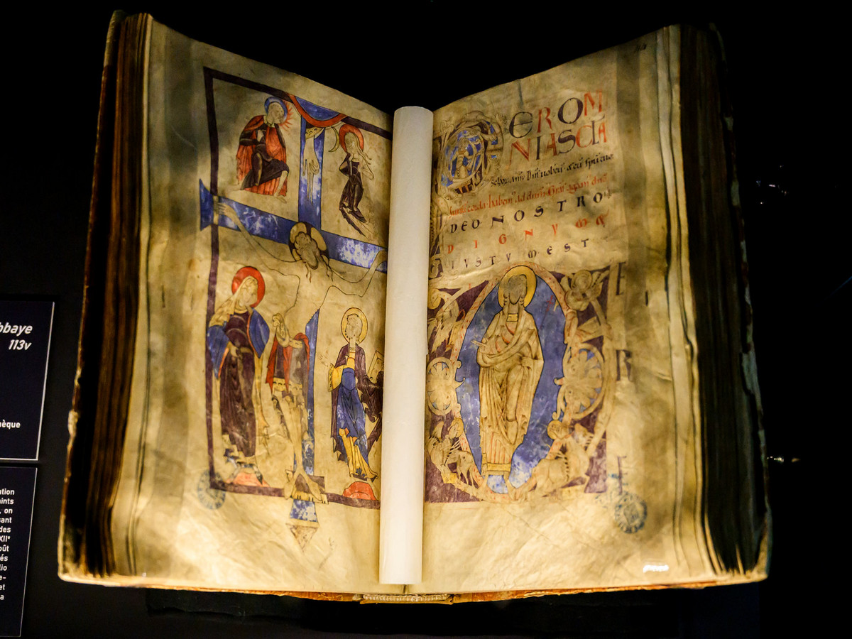 Missel à l’usage de Saint-Père-en-Vallée de Chartres, XIIIe siècle, Troyes, Médiathèque, Ms. 894, f. 113v.