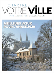 Votre Ville #196 – Couverture du magazine de la Ville de Chartres