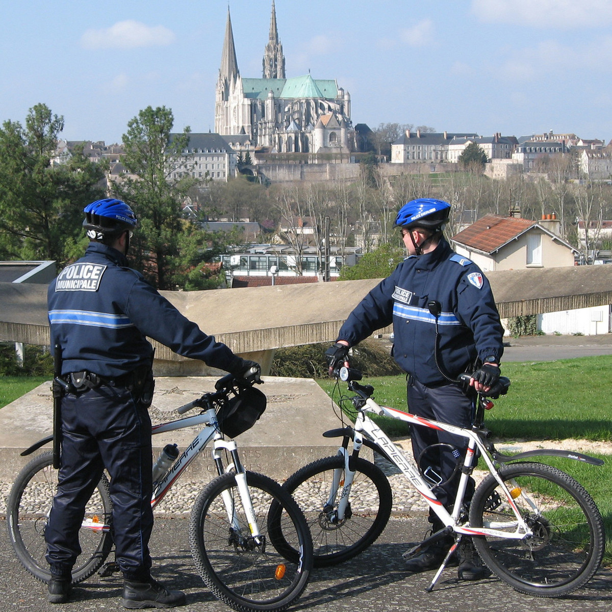 Patrouilleurs en VTT de la Police municipale - Ville de Chartres