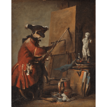 Mus&eacute;e des Beaux-Arts : Le Singe peintre de Chardin &ndash; Ville de Chartres