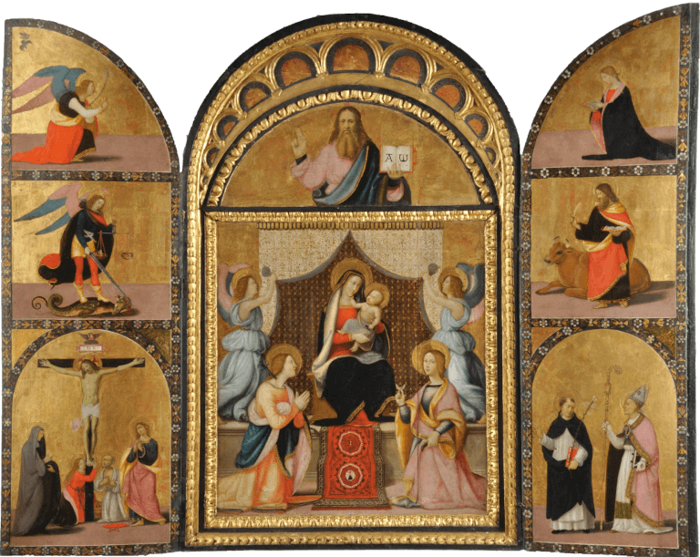 Mus&eacute;e des Beaux-Arts : Glorification de la sainte Vierge de Mariotto Albertinelli &ndash; Ville de Chartres