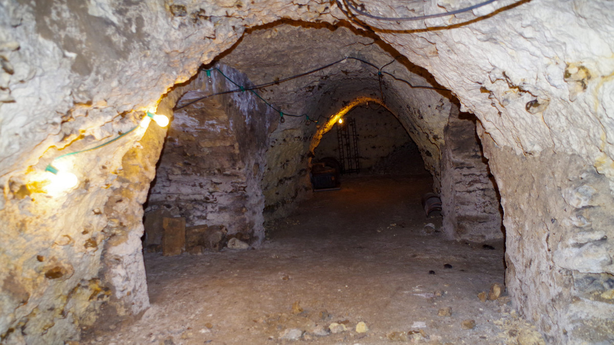 Une carrière de craie, sous le cœur de ville