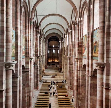 Nef de la cathédrale de Spire - Spire- ©Domkapitel Speyer, Foto Klaus Landry