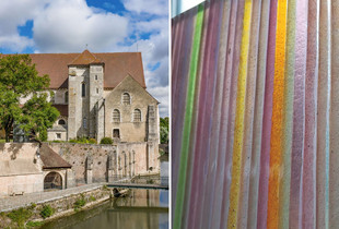Un nouveau vitrail contemporain &agrave; la coll&eacute;giale Saint-Andr&eacute;.