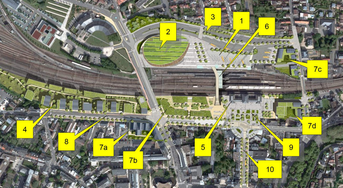 Les principales programmations du Pôle Gare