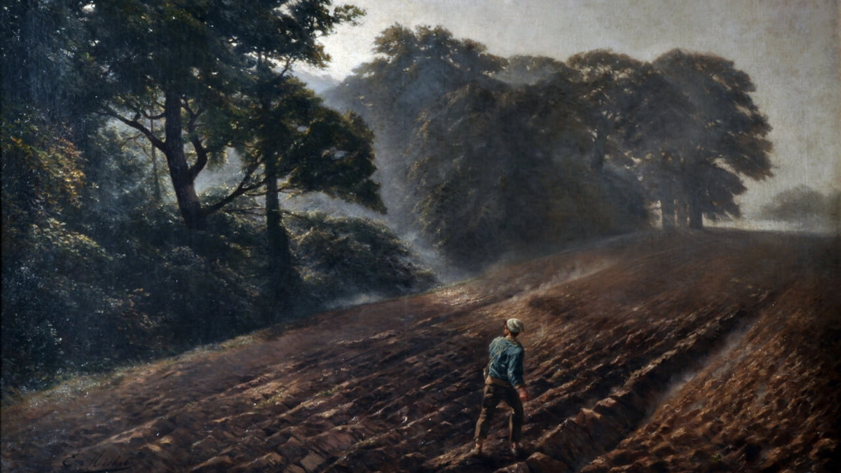 Mus&eacute;e des Beaux-Arts : Semailles d&rsquo;automne d&rsquo;&Eacute;mile Michel &ndash; Ville de Chartres