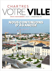 Votre Ville #213 – Couverture du magazine de la Ville de Chartres