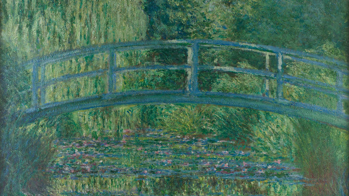 Bassin aux nymphéas, harmonie verte du peintre Claude Monet