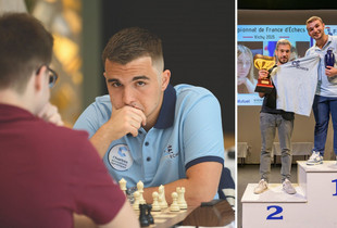 Marc’Andria Maurizzi et Laurent Fressinet, joueurs du C'Chartres Échecs