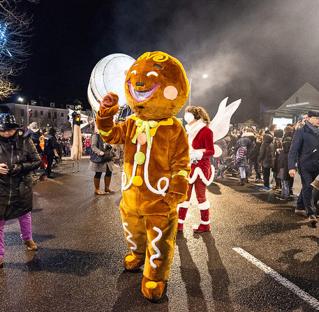 Noël à Chartres 2018, arrivée du Père Noël et spectacle de la compagnie La Grande Ourse – Ville de Chartres