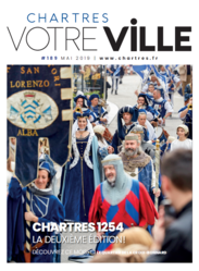 Votre Ville #189 – Couverture du magazine de la Ville de Chartres