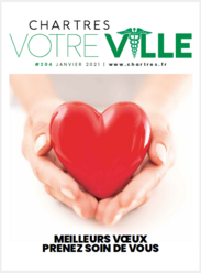 Votre Ville #204 – Couverture du magazine de la Ville de Chartres
