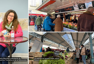 Isabelle Mesnard, présidente de C’Chartres Tourisme et de la Véloscénie