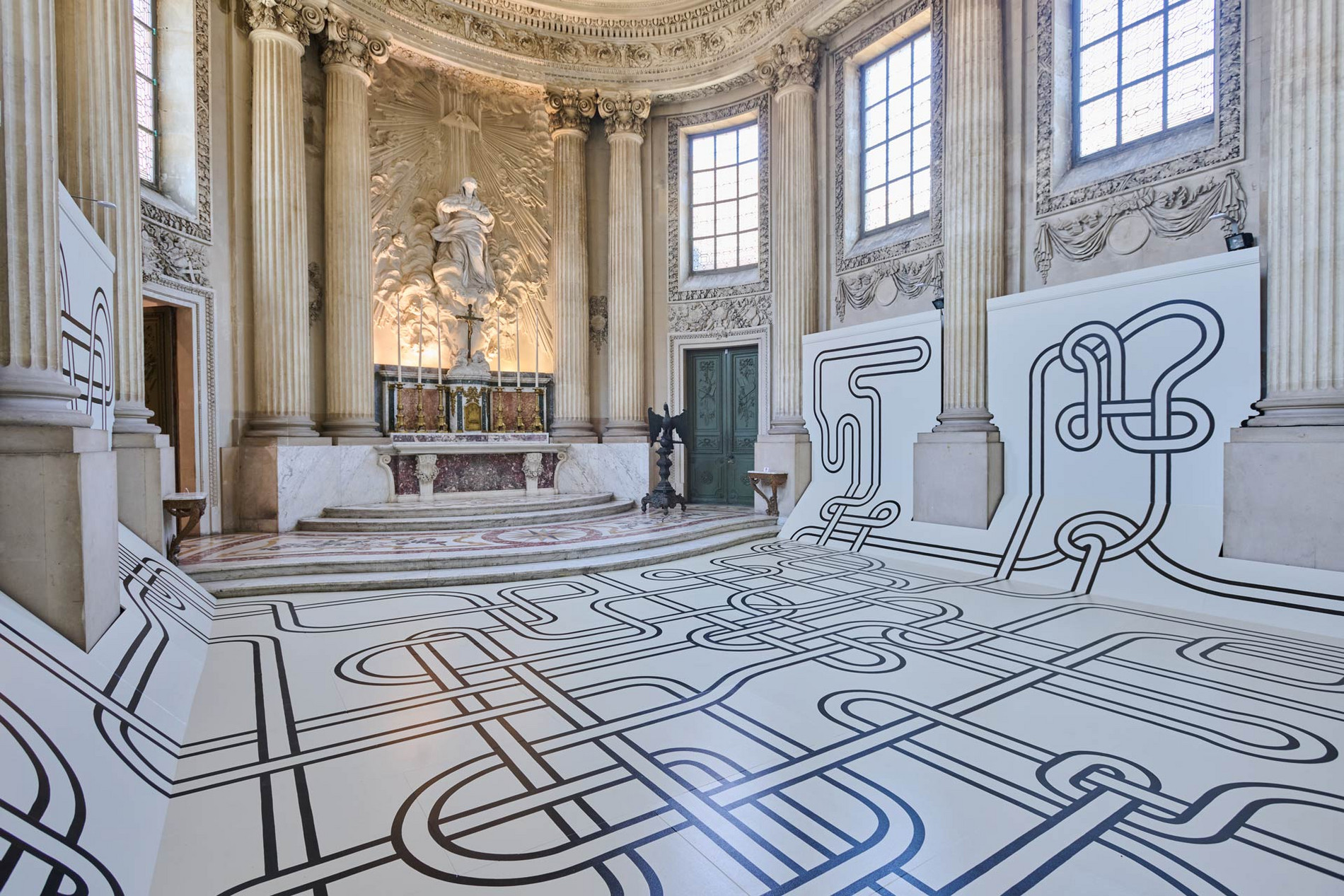 Labyrinthe - oeuvre d’Elliott Causse - musée des Beaux-Arts de Chartres @Ville de Chartres