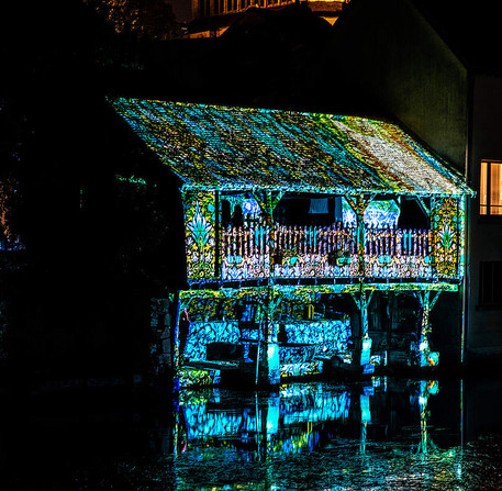 Chartres en lumières, illumination des bords de l'Eure, 2018 – Ville de Chartres