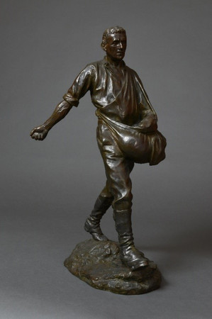 Paul Richer, Semeur, Salon de 1896, 60 x 30 x 33 cm, Chartres, musée des Beaux-Arts, 92.5.1. © Ville de Chartres – Musée des Beaux-Arts