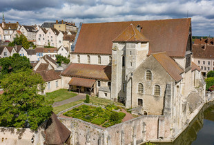 Vue a&eacute;rienne de la coll&eacute;giale Saint-Andr&eacute;