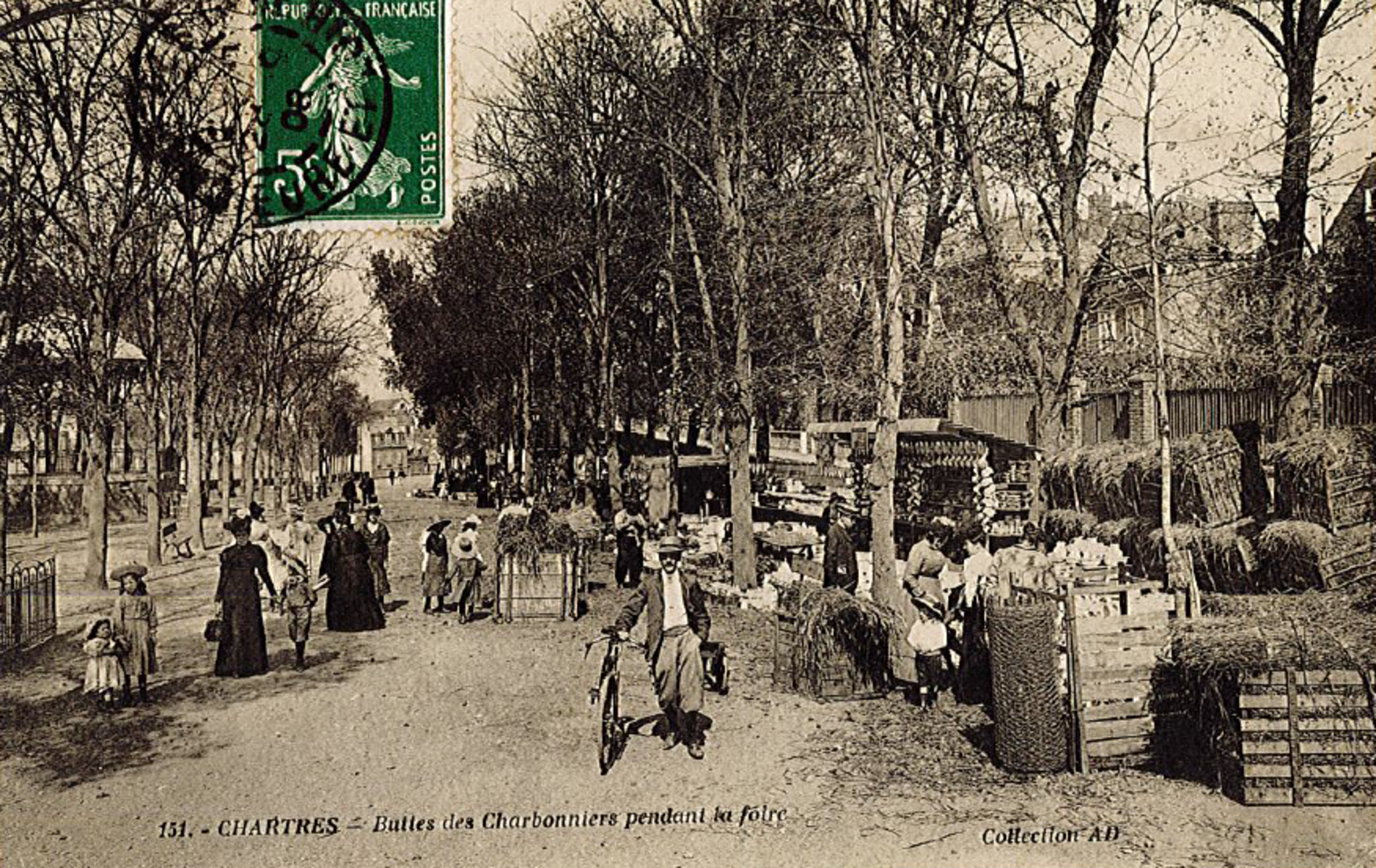 Foire de la Saint-André située butte des Charbonniers – Ville de Chartres