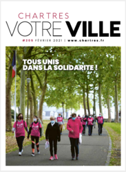 Votre Ville #205 – Couverture du magazine de la Ville de Chartres