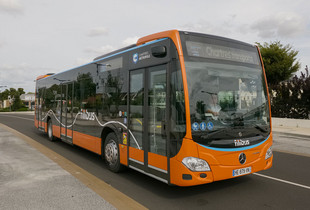 Un nouveau bus de la ligne B du BHNS de Chartres métropole