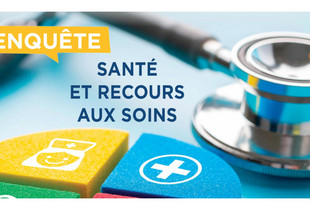 affiche de l'enquête santé et recours aux soins de l'Insee