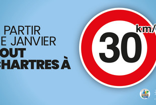 Tout Chartres à 30 km/h à partir du 4 janvier 2021 – Ville de Chartres