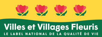 Panneau Villes et Villages Fleuris, le label national de la qualité de vie, 4 fleurs – Ville de Chartres