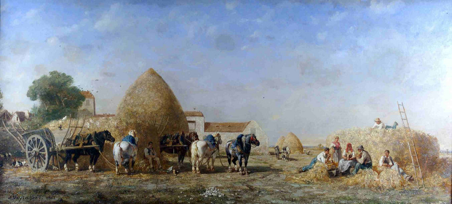 Musée des Beaux-Arts : Le Repas des moissonneurs de Jules Veyrassat