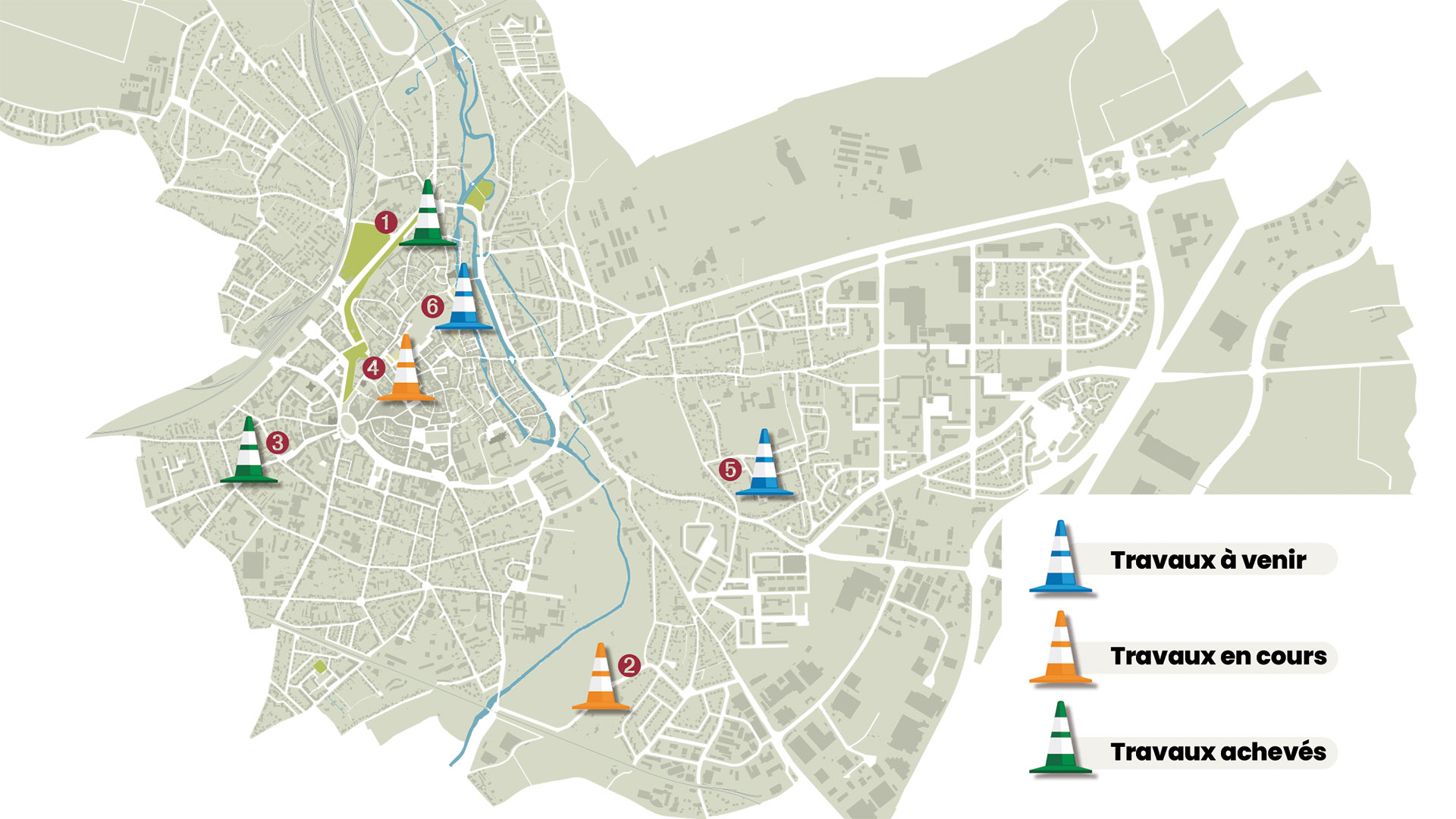 Les travaux dans la ville – Septembre 2023