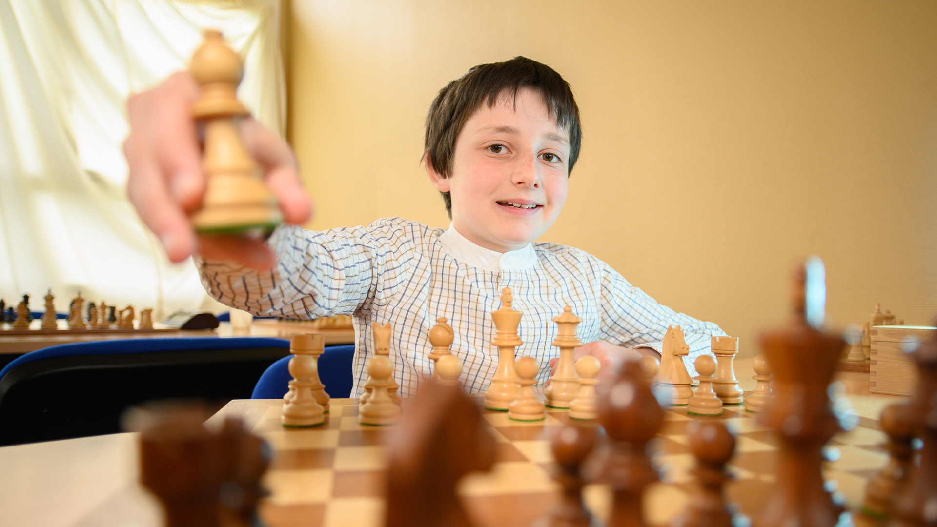 David Lacan, champion du monde d'échecs à 10 ans