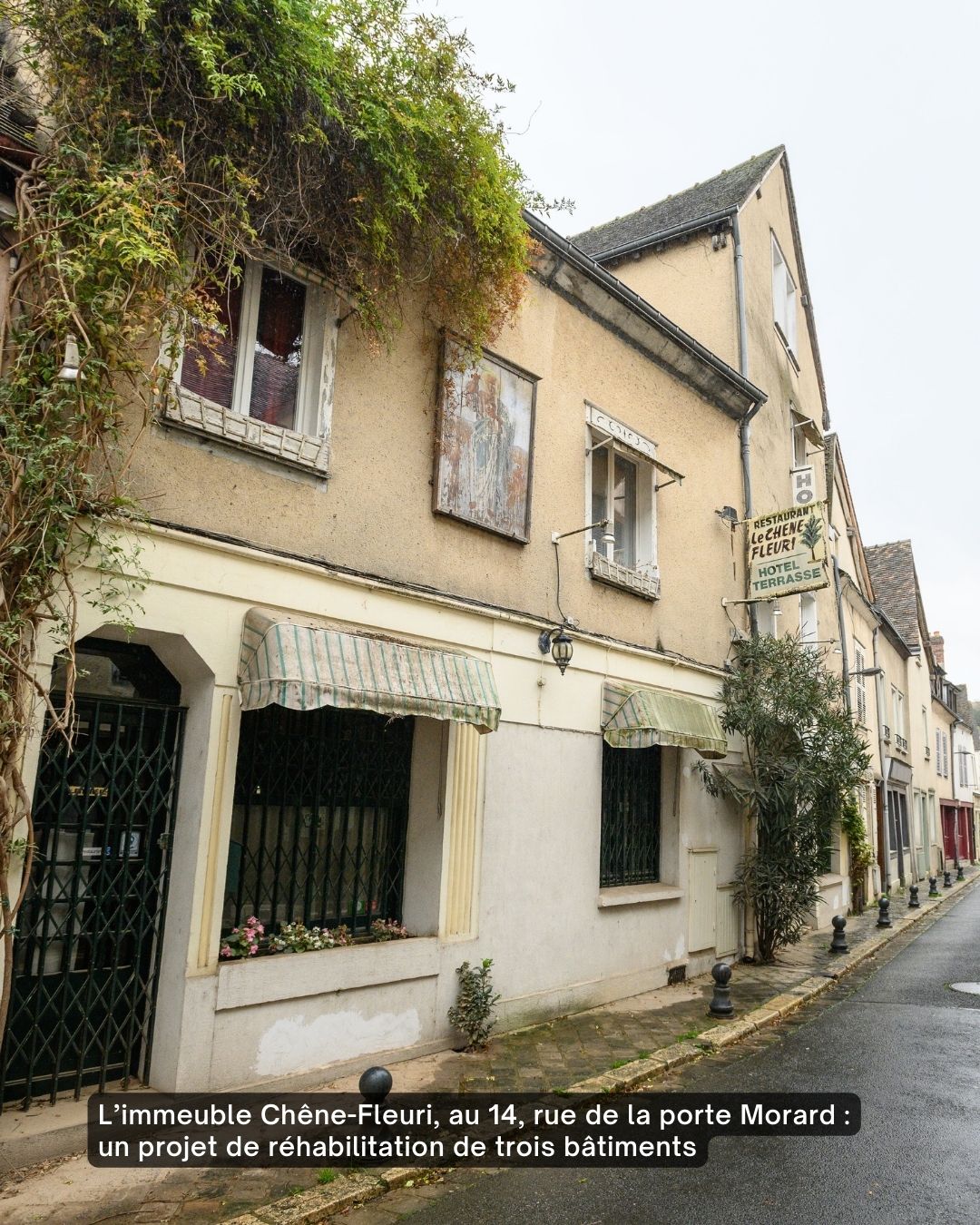 L'immeuble Chêne-Fleuri, au 14, rue de la porte Morard : un projet de réhabilitation de trois bâtiments