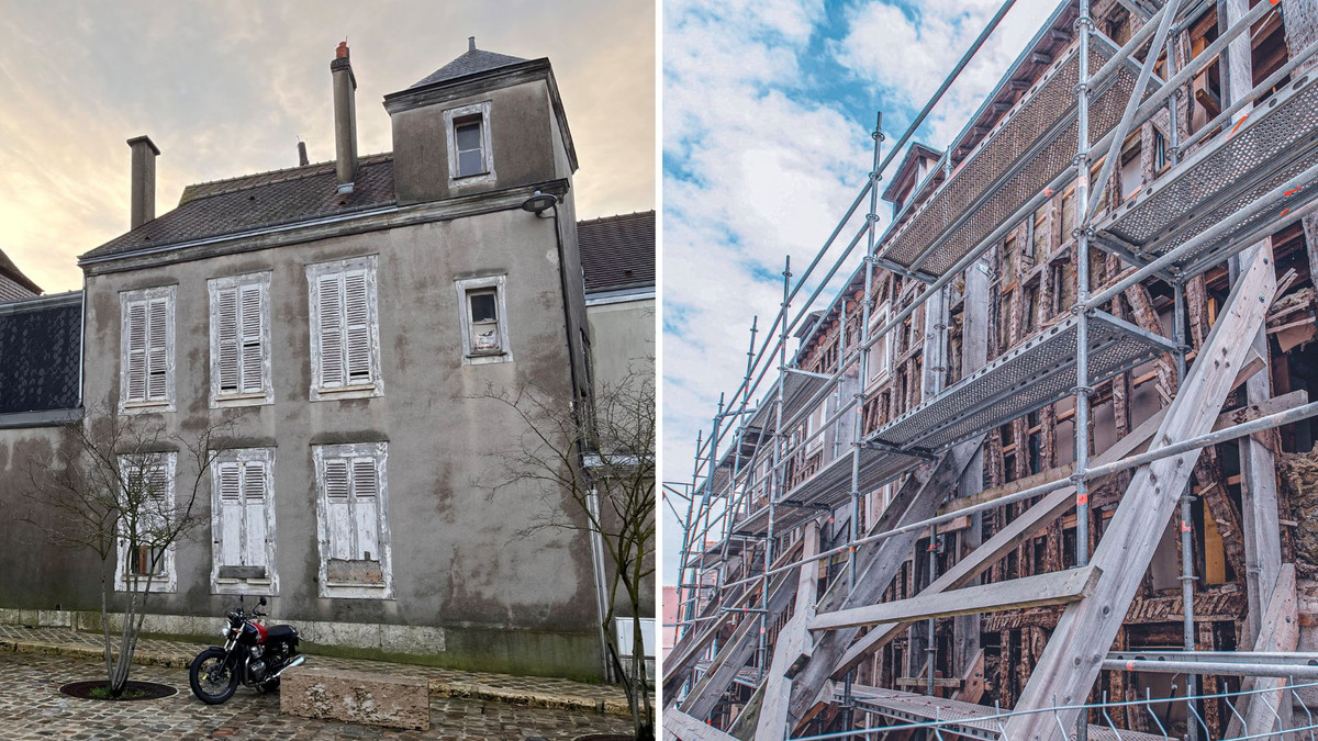 Exemples de batis anciens à réhabiliter dans le centre-ville de Chartres