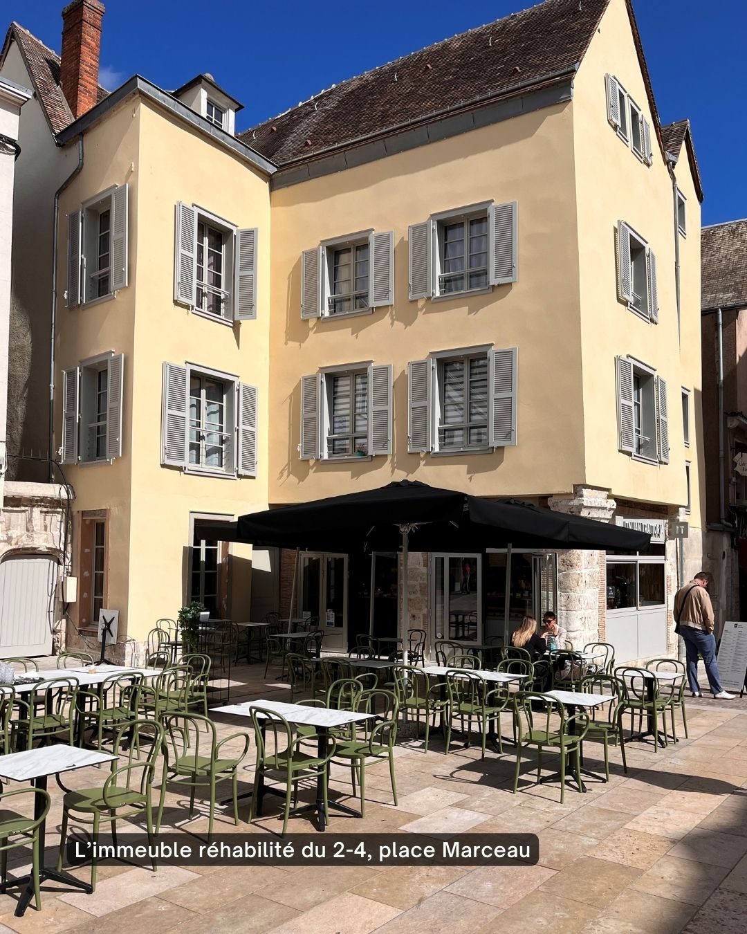 L'immeuble réhabilité du 2-4, place Marceau : une réhabilitation réussie