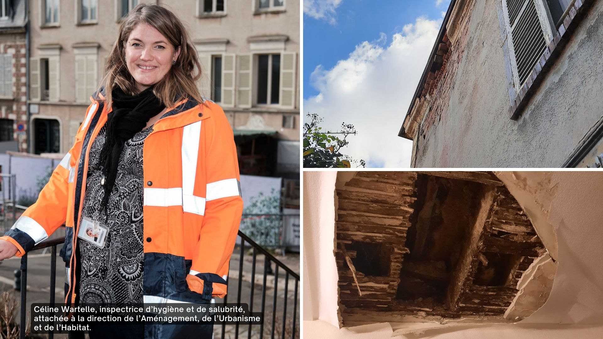 Céline Wartelle, inspectrice d'hygiène et de salubrité, attachée à la direction de l'Aménagement, de l'Urbanisme et de l'Habitat
