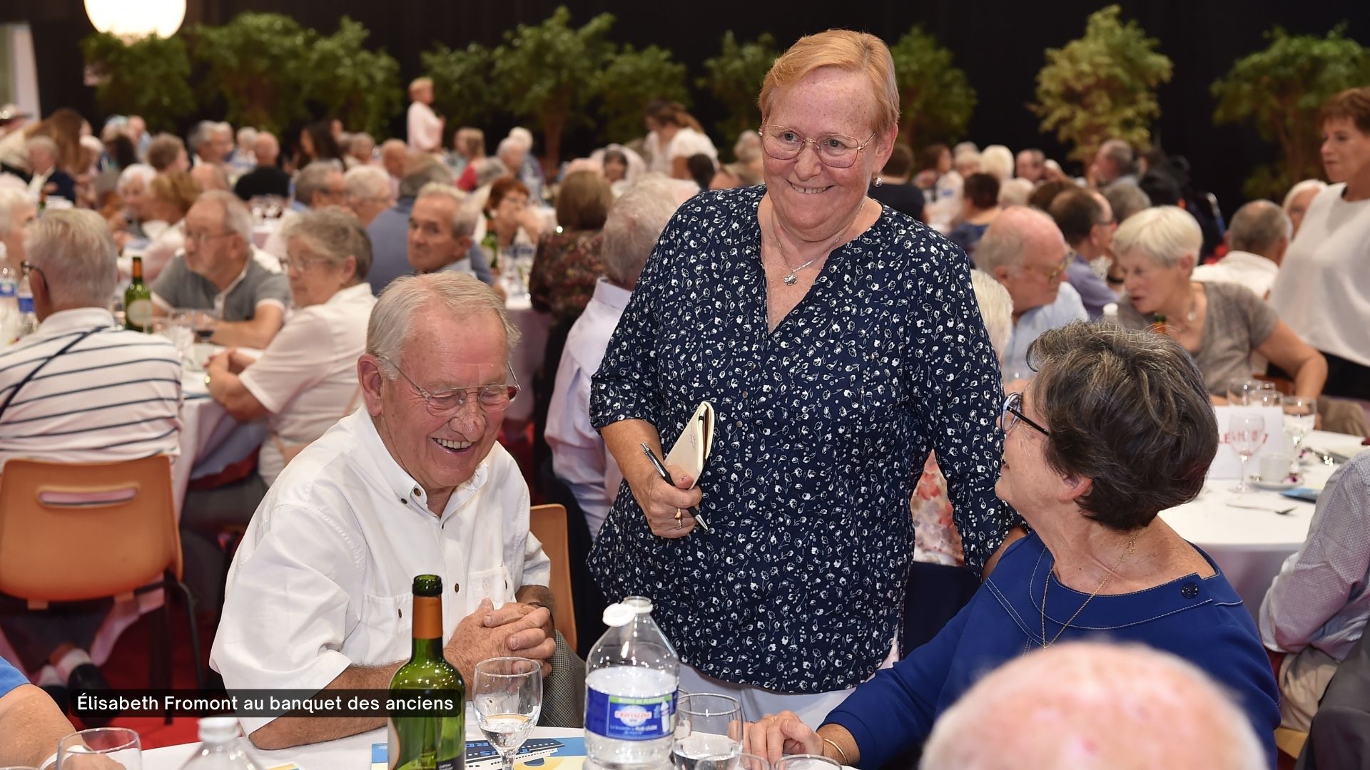 Élisabeth Fromont au banquet des anciens