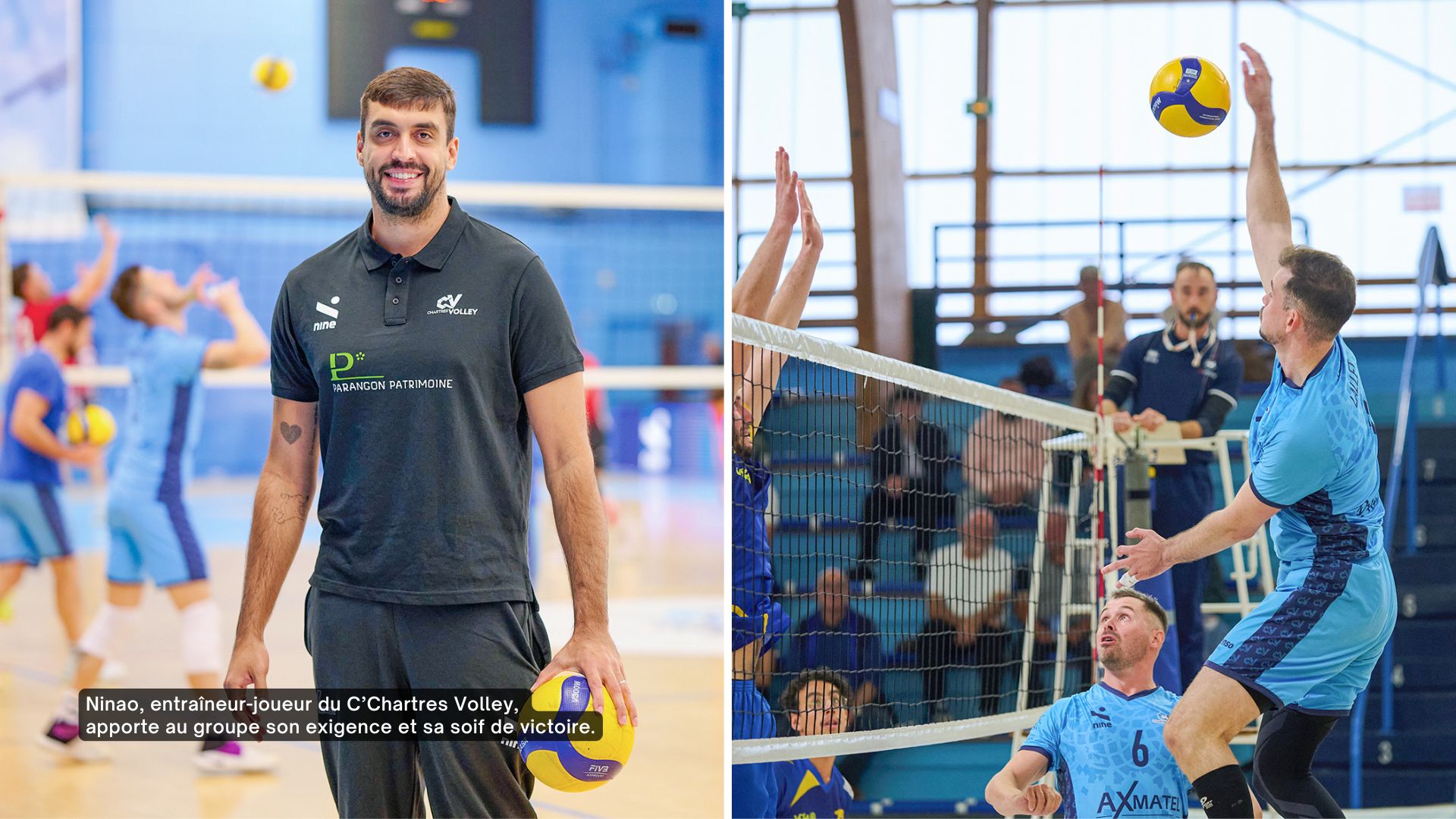 Portrait de Ninao, coach du C'Chartres Volley