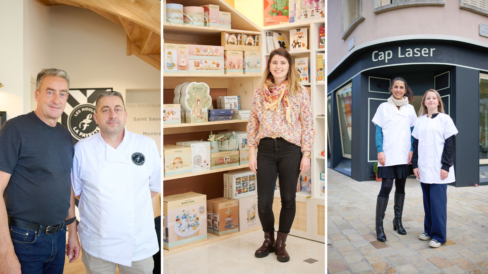 Les nouveaux commerces à Chartres : Les Moulins La Fayette, Mini Toi Mini Moi, Cap laser