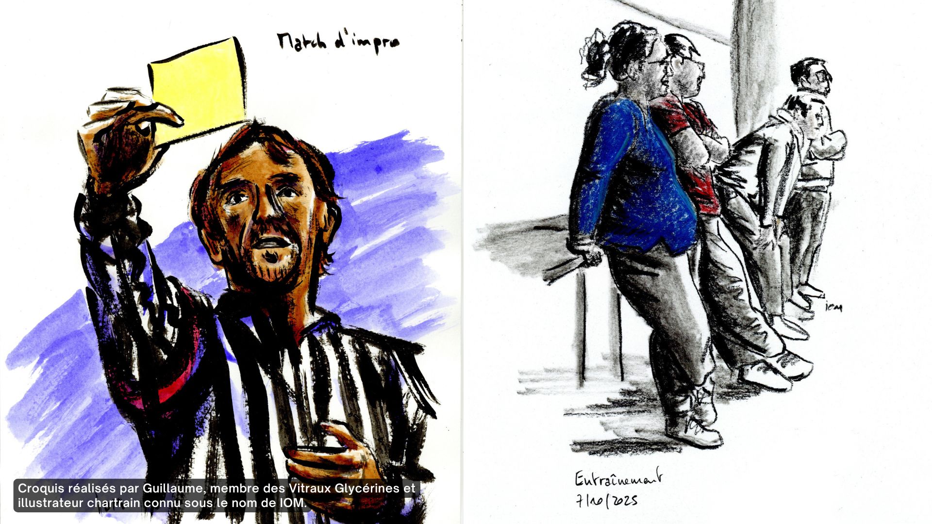 Les Vitraux Glycérines - entrainement et improvisation ©IOM