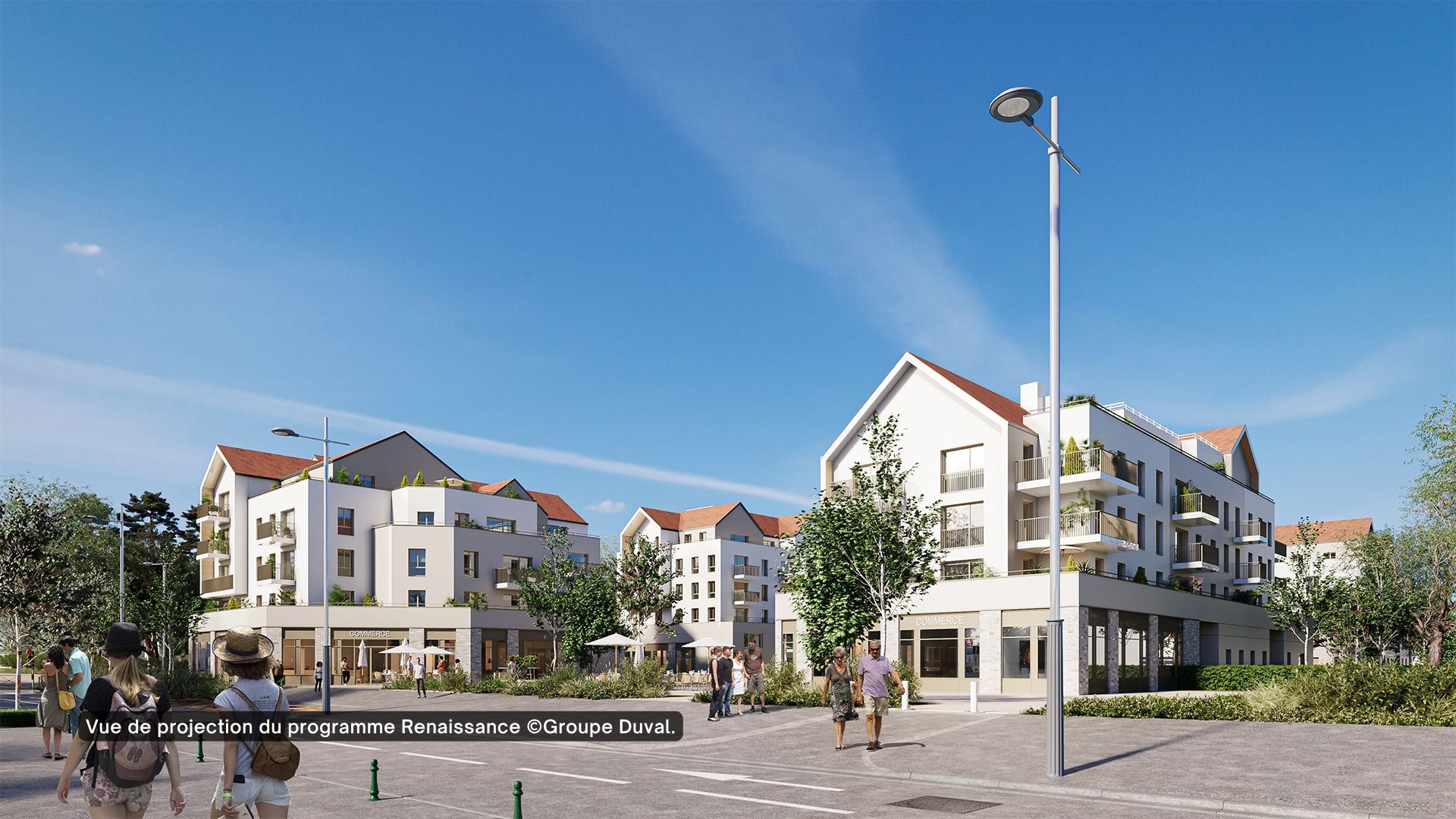 Vue de projection du programme Renaissance à la Madeleine