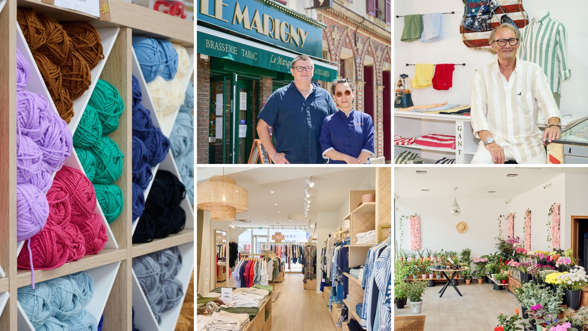Les nouveaux commerces à Chartres : Ma boutique de laine, Le Marigny, Chez Trendy, Sud Express, Mimoza