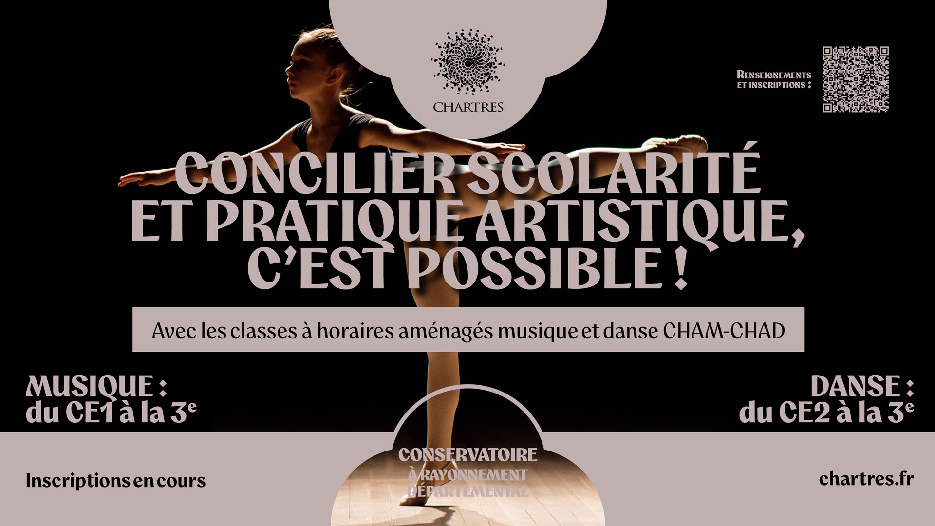 Concilier scolarité et pratique artistique, c'est possible avec les CHAM / CHAD du Conservatoire Concilier scolarité et pratique artistique, c'est possible avec les CHAM / CHAD du Conservatoire